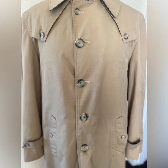 Christian Dior Monsieur Tan Trench Coat- Size Medium/40R